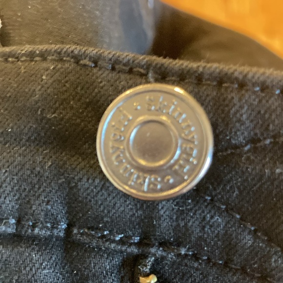 skinnygirl black tuxedo jeans. Size 10.barely worn - Picture 7 of 7